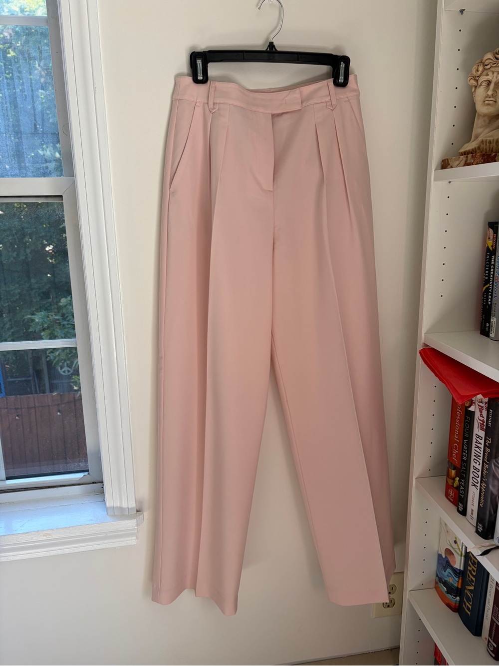United Colors Of Benetton Blush Wide-Leg Pleated Trousers